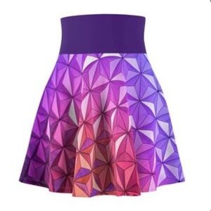 Magic Miles Shop | Sunset at Spaceship Earth | Sphere | Skater Skirt | Size XL